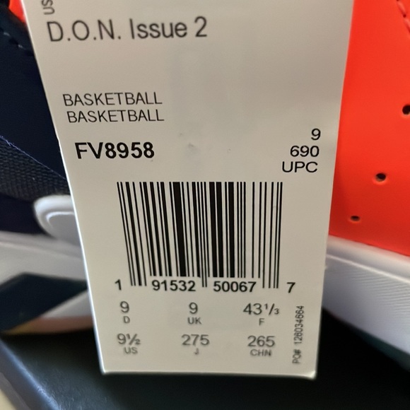 NWT Adidas D.O.N. Issue #2 Donovan Mitchell Hoop Shoes Men's Size 9.5. Sweet! - Picture 11 of 11